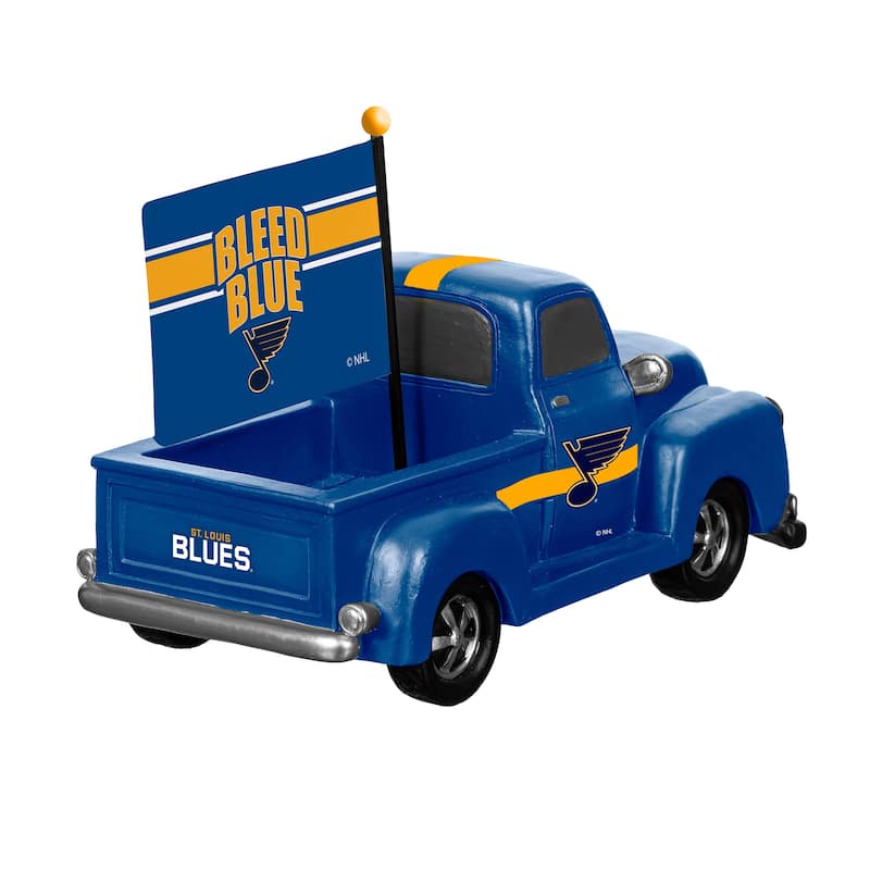 NHL Rally Truck Garden Statue with Team Flag