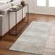 preview thumbnail 35 of 38, Kianna Modern & Contemporary Area Rug 2' 7" x 10' - Dark Blue/Taupe