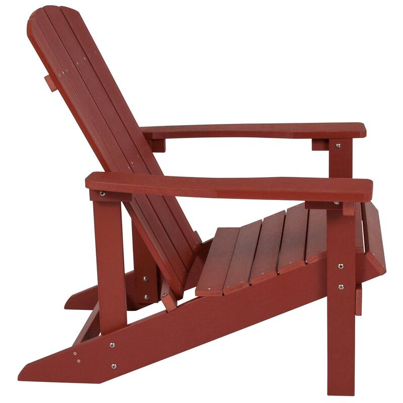 Star and Moon Fire Pit with Mesh Cover & 4 Poly Resin Adirondack Chairs