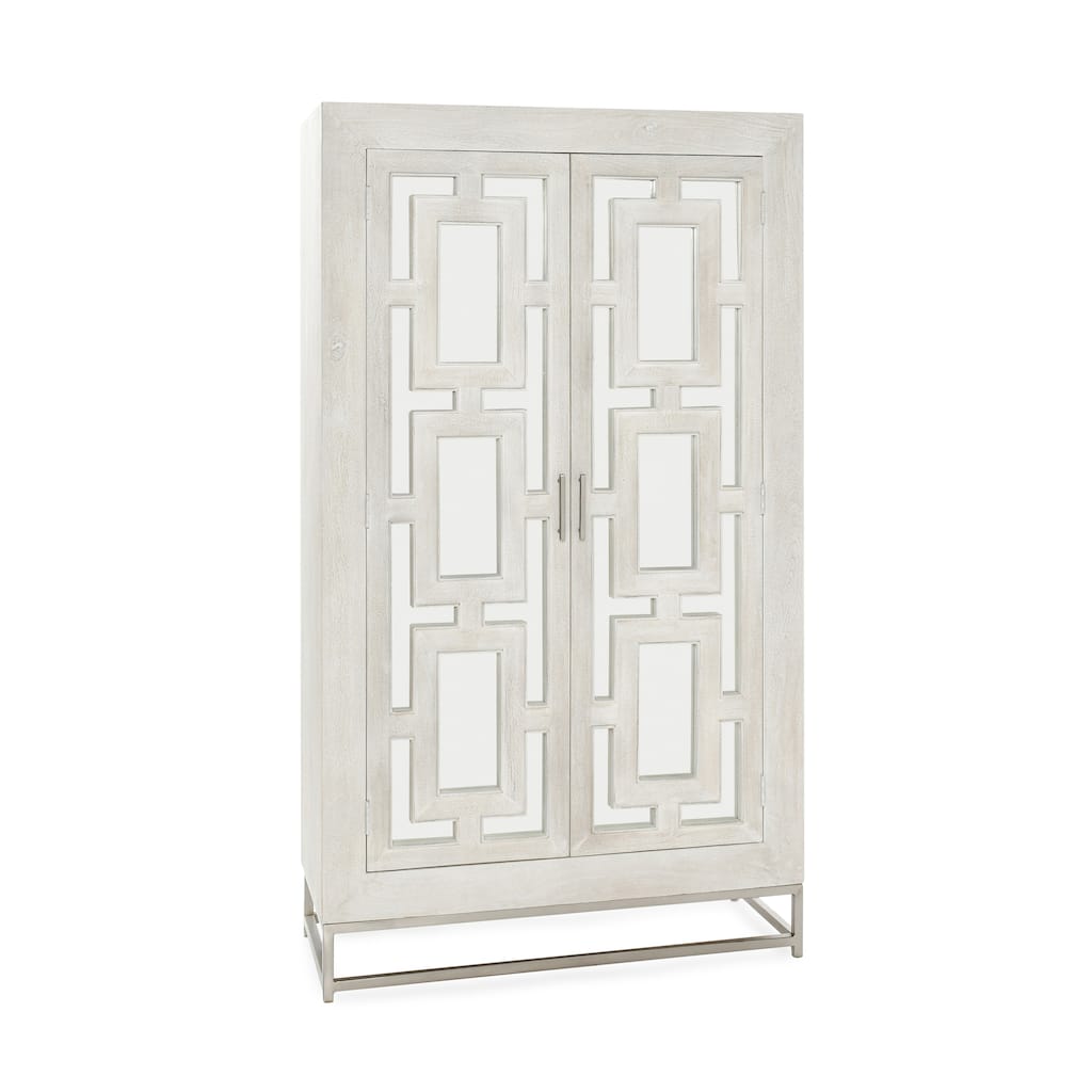 Classic Home Adina Mango Wood Tall Cabinet