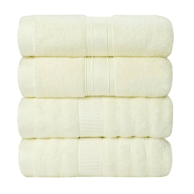 4Pcs Bath Towels Soft Absorbent 27"x54" - 70 x 140cm/27 x 54 inch