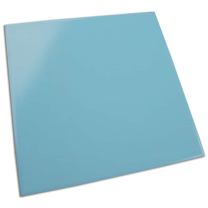 Merola Tile Monocolor Celeste 7-7/8" x 7-7/8" Ceramic Floor and Wall Tile
