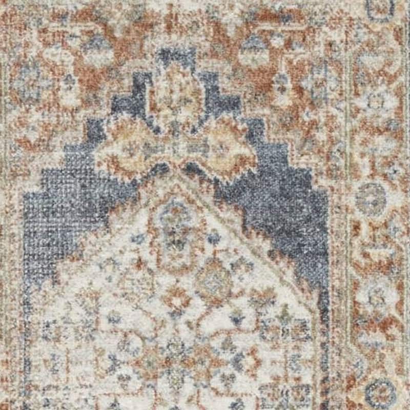 Sawes Power Loomed Distressed Area Rug By HomeRoots - 96' X '26' X '0.25