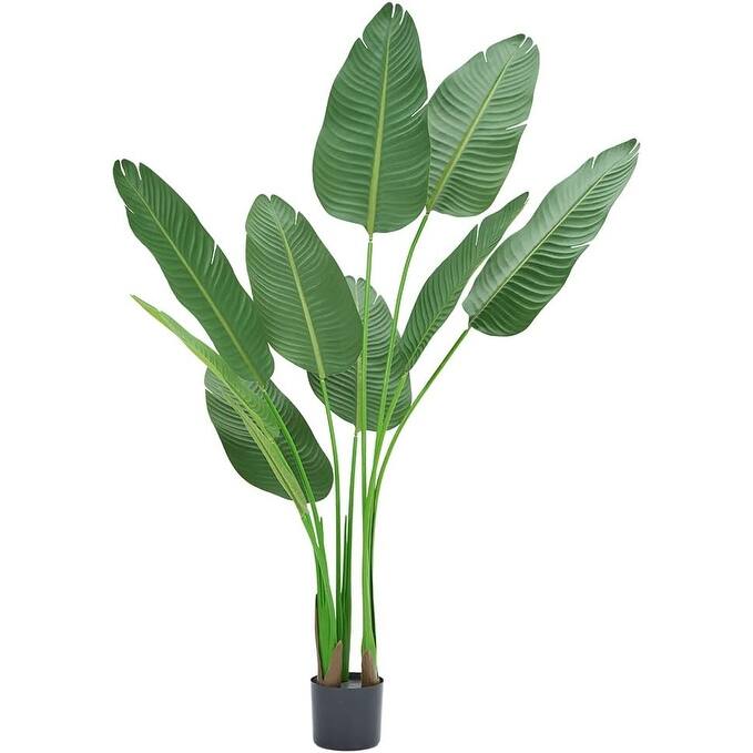 5.2ft Artificial Travellers Plants Fake Potted Silk Tree with Planter