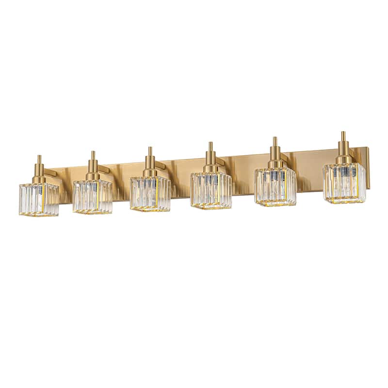 2/3/4-Light Modern Bathroom Crystal Vanity Light Wall Sconces