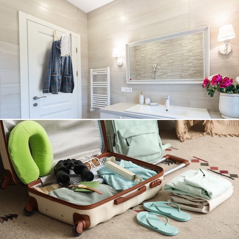 Sorbus Over Door Hanger, Foldable, Heavy-Duty and Space Saving Over Door Organizer Drying Rack, (6 Anti-Slip Hooks)