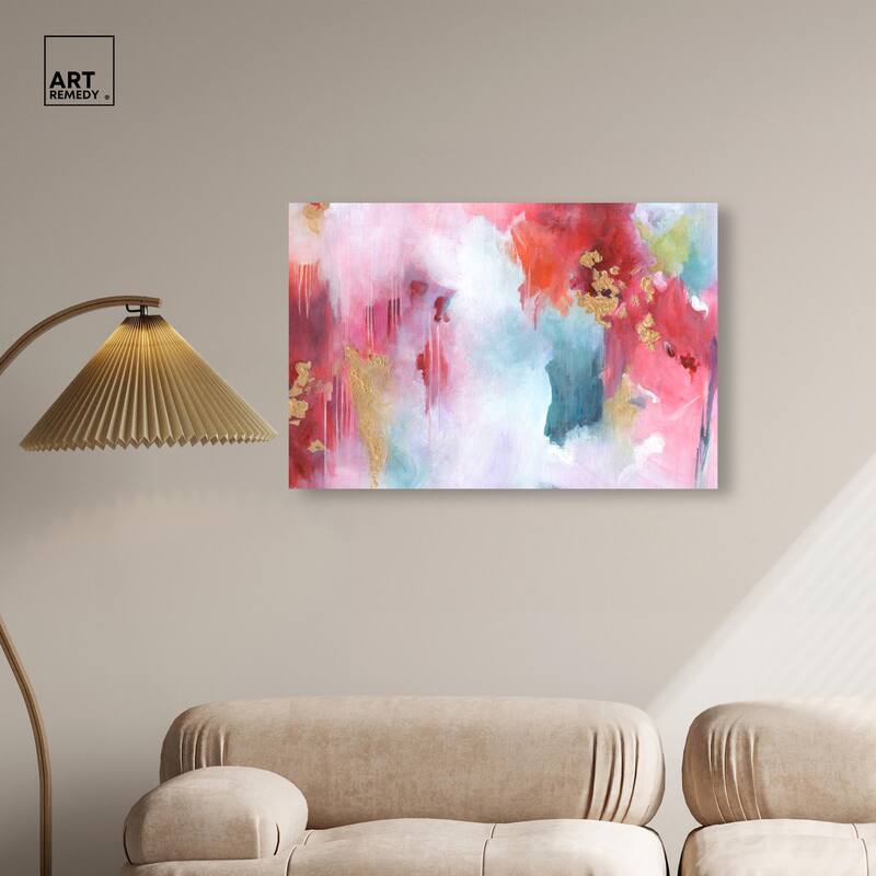 Rolling in Love Canvas by Art Remedy, Gallery Wrapped