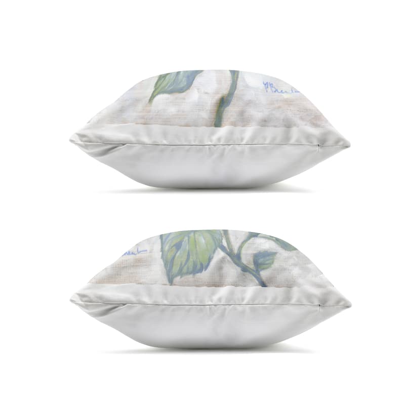 Stupell Garden Glory Hydrangeas Printed Outdoor Throw Pillow Design by Paul Brent (Set of 2)