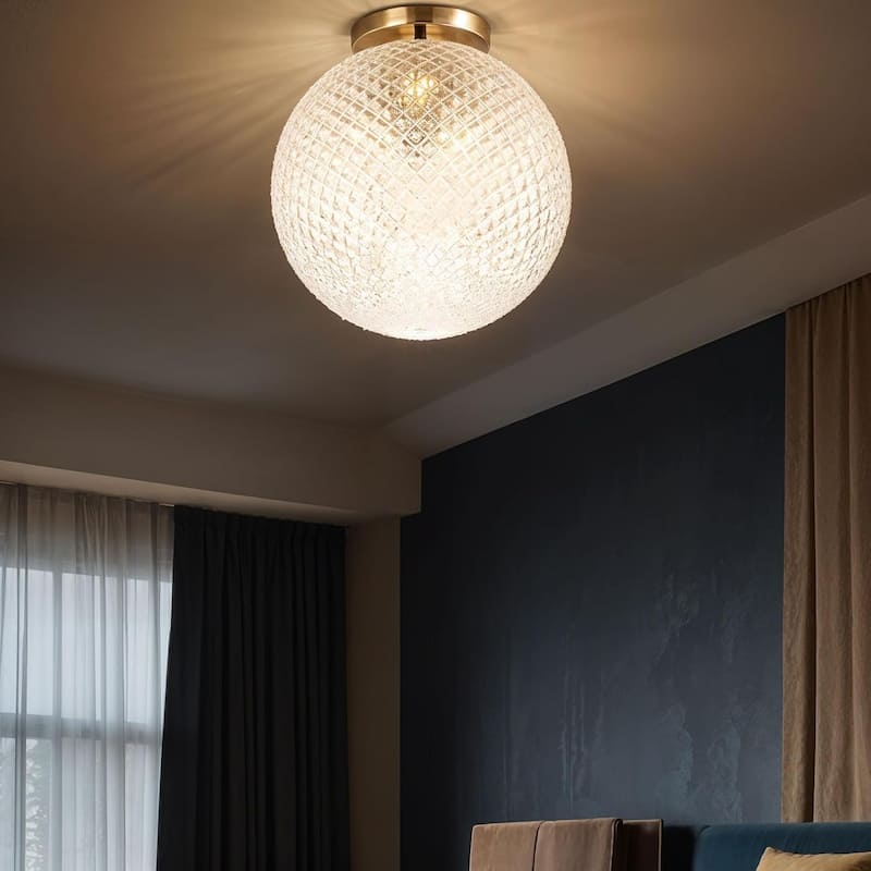 Kenroy Home Prismatic 1-Light Flush Mount