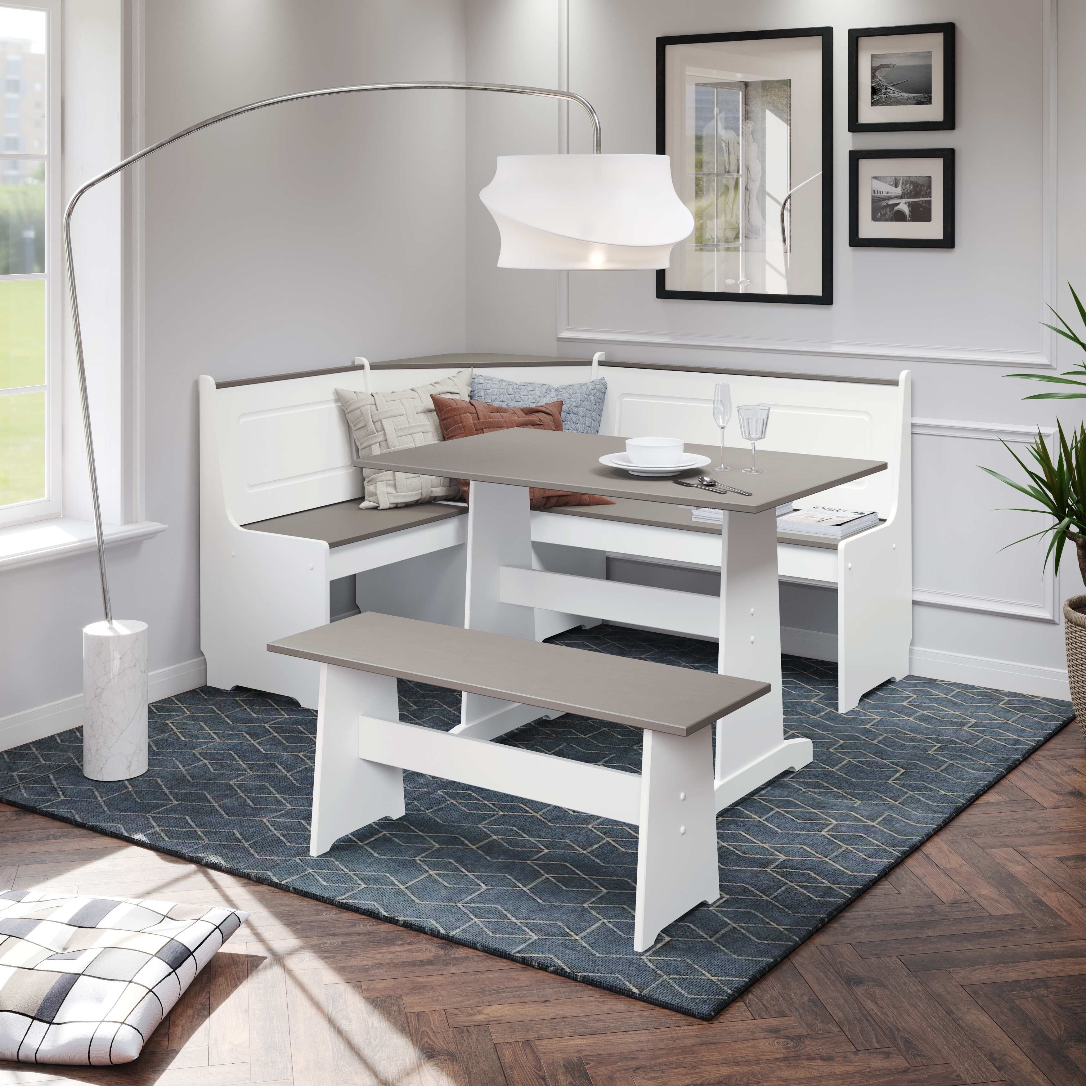 Copper grove middlecreek corner farmhouse dinette set online