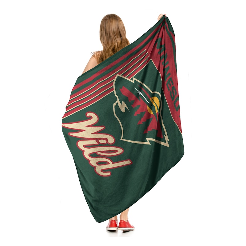 NHL Minnesota Wild 46" x 60" Microfiber Throw Blanket
