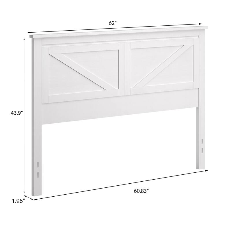 Farmhouse Solid Wood Headboard