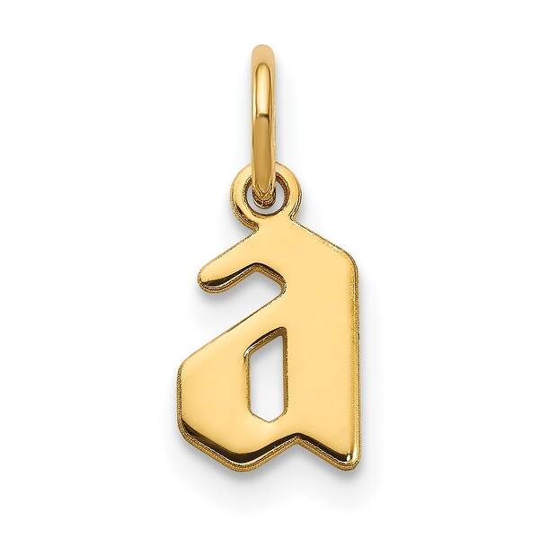 14K Yellow Goldc Lowercase Initial Pendant 14K Yellow Goldc Lowercase Initial Pendant
