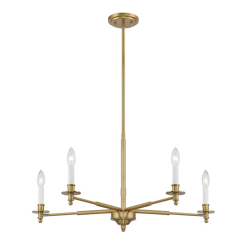 Savoy House 1-4410-5 Jasmine 5 Light 30" Wide Taper Candle Style