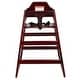 preview thumbnail 14 of 24, Wooden Double Solid Wood Feeding, Eat & Grow Portable High, Easy to Clean Baby Booster Chair in Walnut Finish