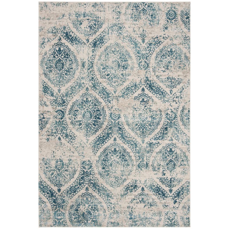 SAFAVIEH Princeton Belva Vintage Distressed Boho Oriental Polyester Rug