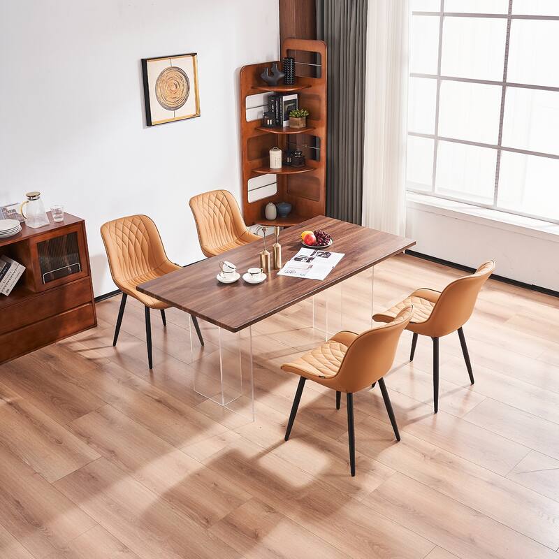 Modern Dining Chairs Set of 2 Upholstered Dining Room Chairs
