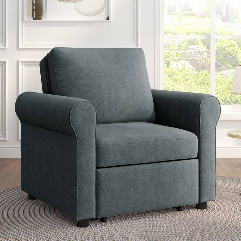 Livingroom Accent Chair 3in1 Sofa Bed Chair Convertible Sleeper Chair