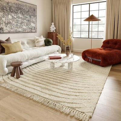 Riley Textured Shag Area Rug