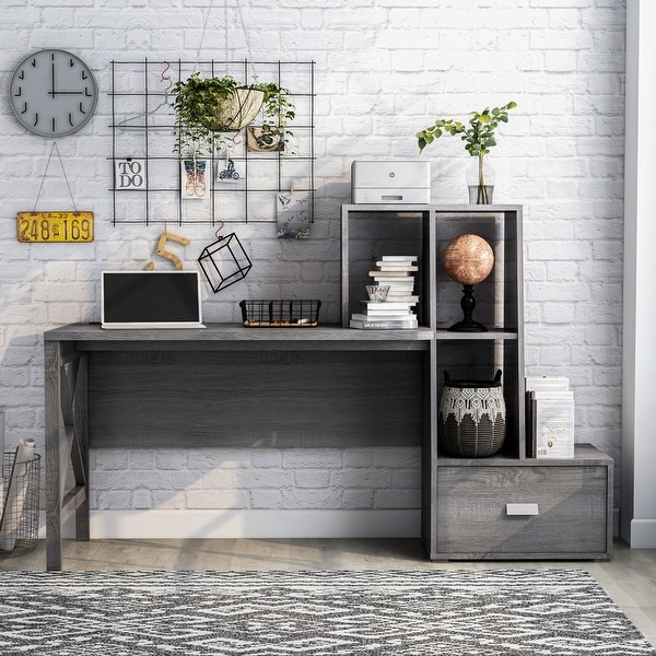Jessica Modern 70 inch Computer Desk with USB Ports by Furniture