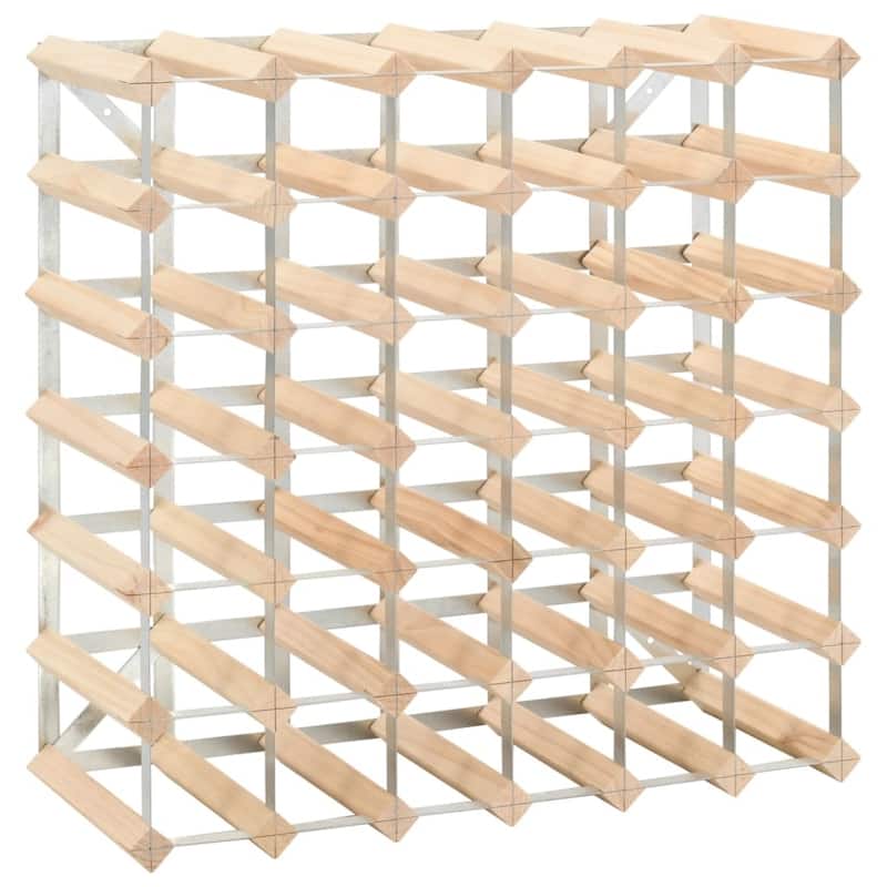 vidaXL Countertop Wine Rack Bottle Holder Wine Storage Organizer Solid Wood