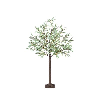 4 Ft High Olive Tree with 143 LED Lights