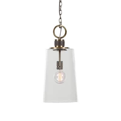 1-Light Mini Ceiling Pendant - 22" - Brass Finish