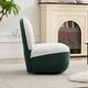 preview thumbnail 9 of 39, Chenille Color Blocking Swivel Chair