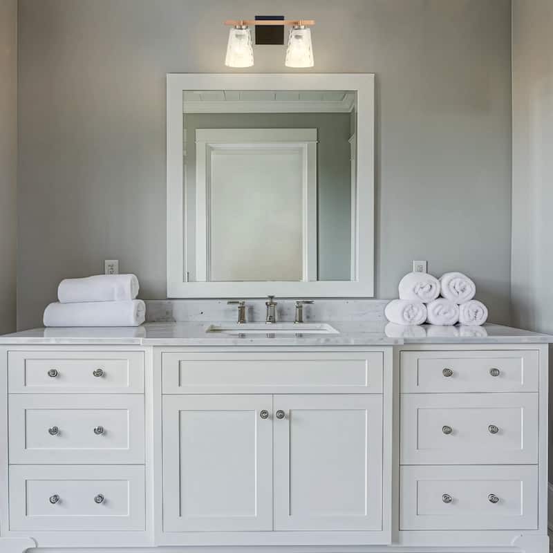 Radiance Modern 3-Light Nickel Vanity Light - 22.8"L x 5.9"W x 7.5"H