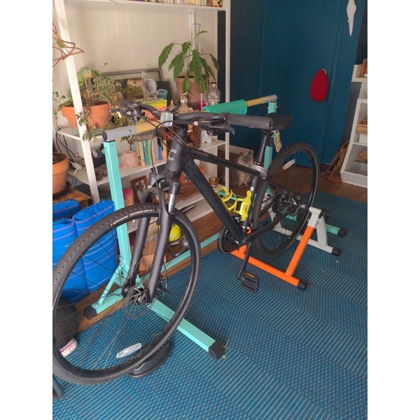 Conquer magnetic resistance indoor bike trainer exercise sales stand