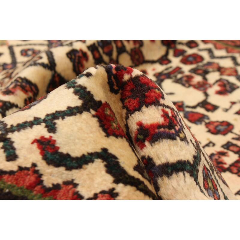 ECARPETGALLERY Hand-knotted Andelz Cream Wool Rug - 3'7 x 5'0