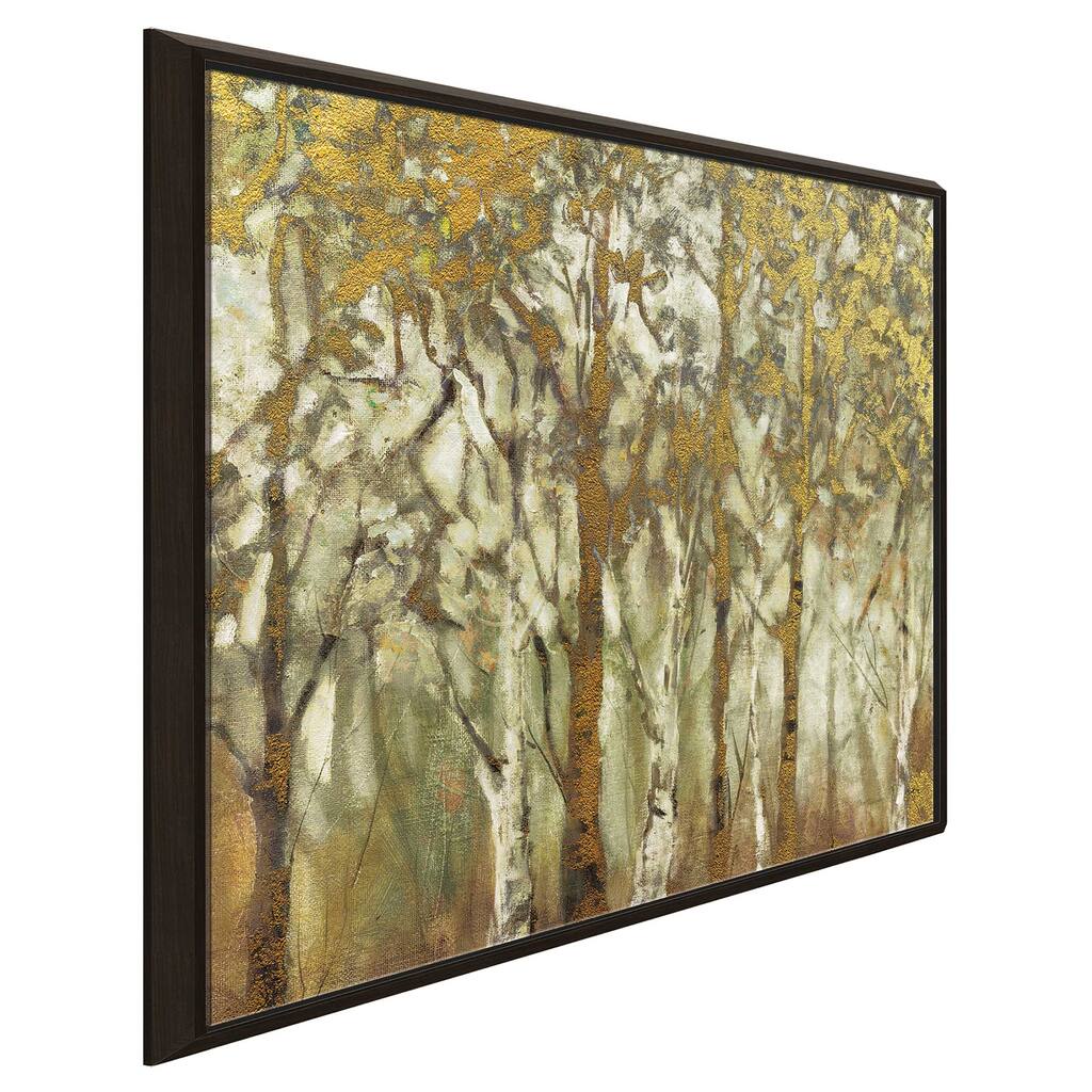 "Birch Grove West" by Carol Robinson Print on Floating Canvas