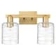 Option Brushed Brass / Deco Swirl