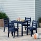 preview thumbnail 44 of 68, Polytrends Garden Party Kids Outdoor 5-Pieces Dining Set