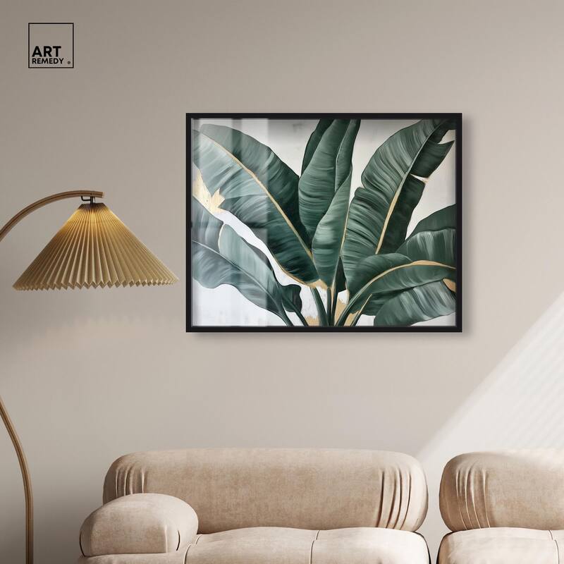 Jungle Jewel Jade II Shadowbox by Art Remedy