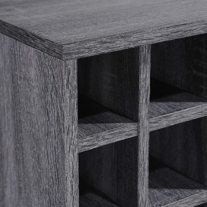 28" Modern WINE & BAR CABINET With 2 Doors