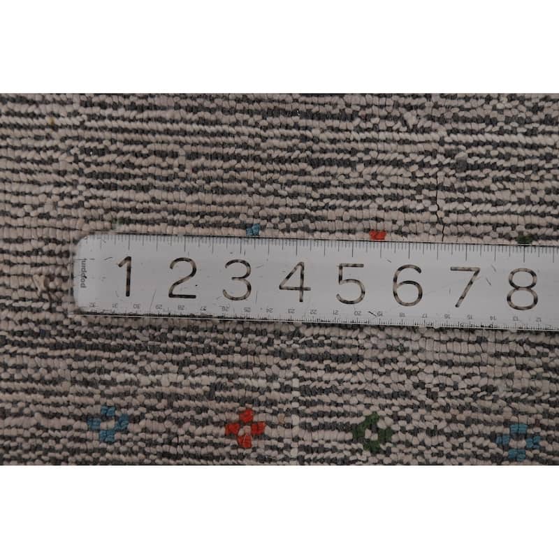 Gabbeh Oriental Area Rug Handmade Living Room Silk Carpet - 8'11" x 11'7"