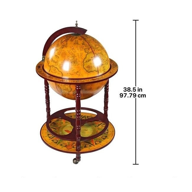 Sixteenth-Century Italian Replica Old World Globe Bar : Design toscano sj360015 sixteenth century cielo