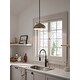 preview thumbnail 5 of 4, Kichler Lighting Fira 14 inch 1-Light Pendant Natural Brass and Black