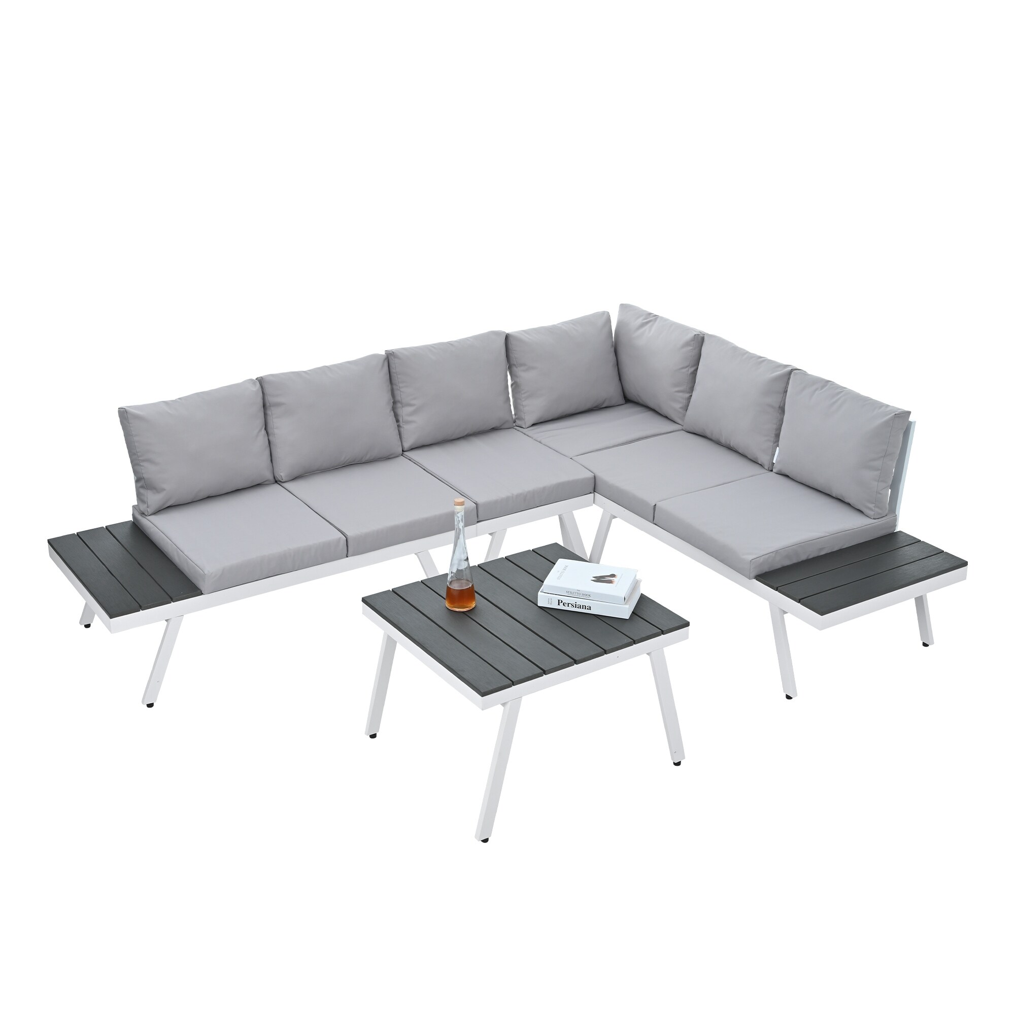 Aluminium corner deals sofa outdoor