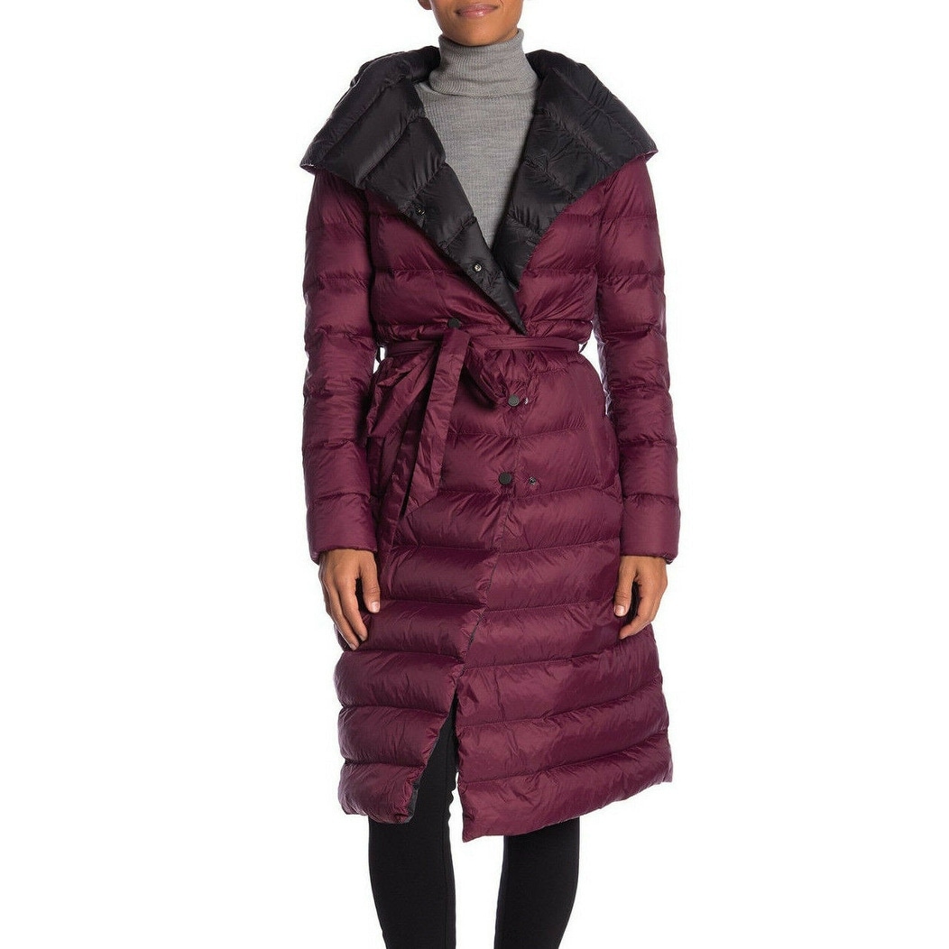 next purple belted coat