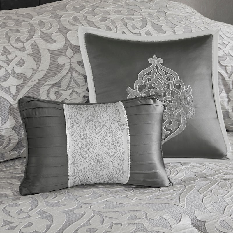 Madison Park Dillon 8 Piece Jacquard Comforter Set