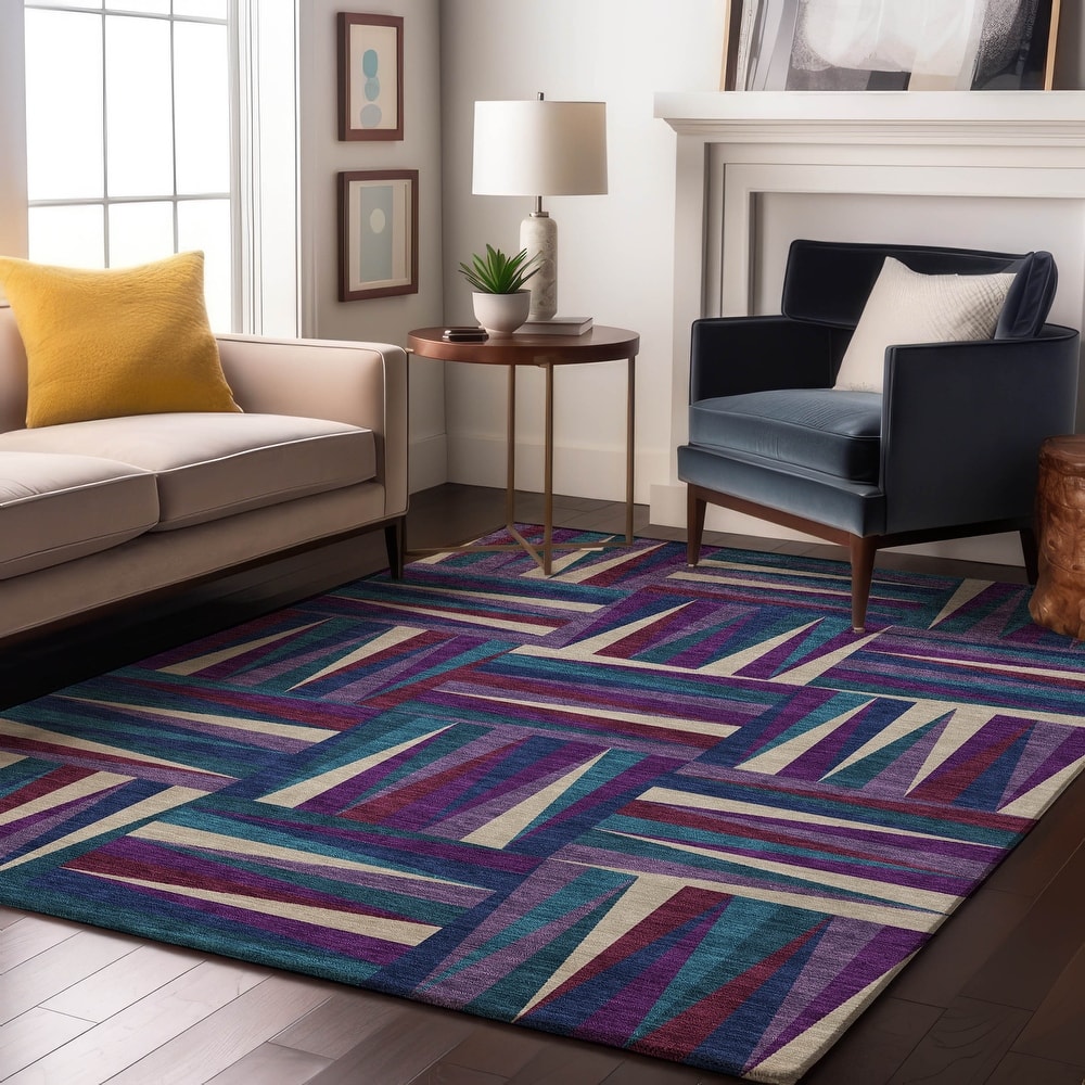 Premium Washable Super Soft Modern Glase Mayfield Rug