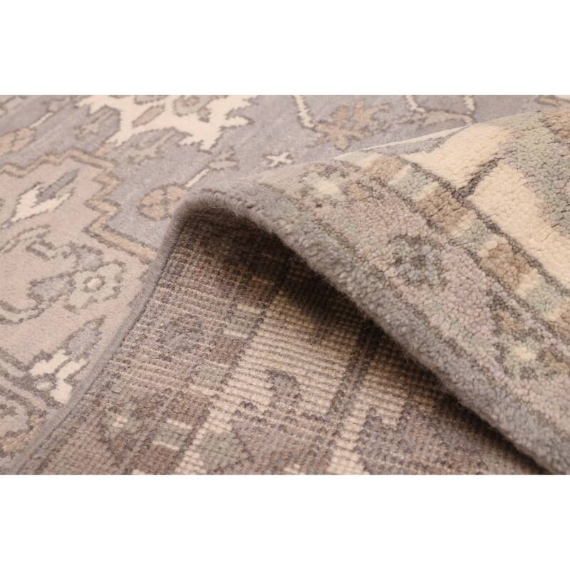 ECARPETGALLERY Hand-knotted Jules Serapi Dark Grey Wool Rug - 8'0 x 10'1