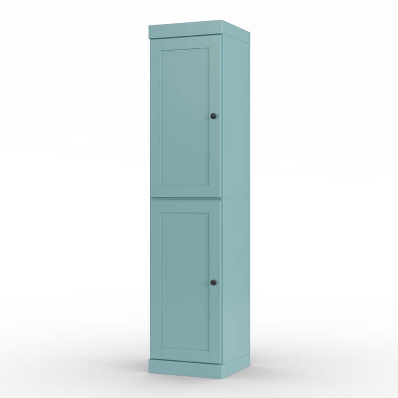 Palace Imports 100% Solid Wood 16.5" Bathroom Storage Cabinet with Shaker Doors and Adjustable Shelves