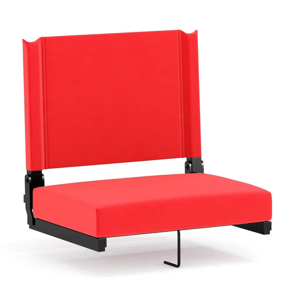 Ultra-Padded Stadium Chair - 18"W x 14"D x 18"H - 18"W x 14"D x 18"H