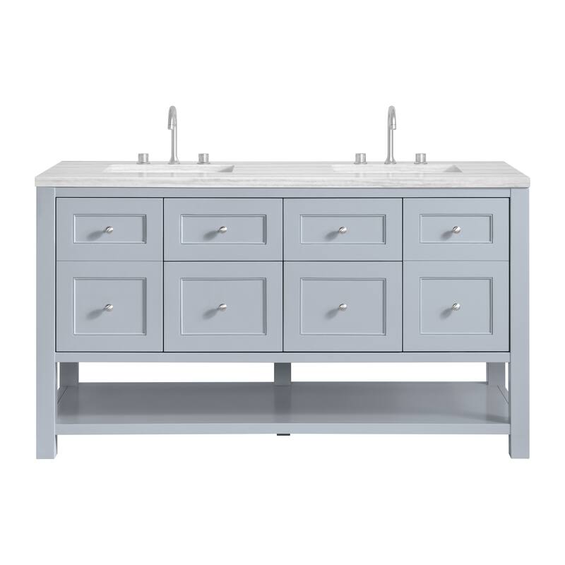 Breckenridge 60" Double Vanity, Serenity Blue - 60D