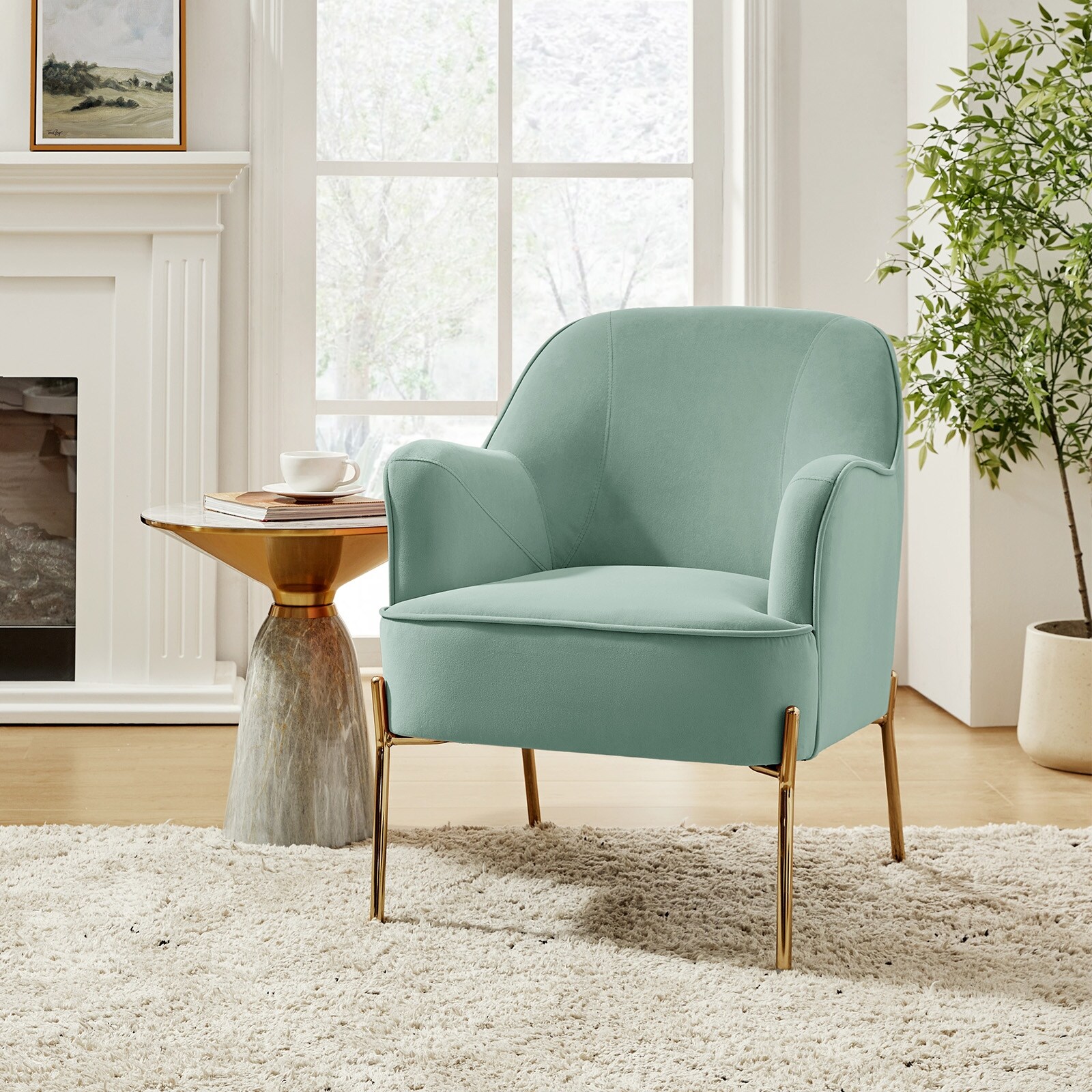 Nora wicker 2025 accent chair