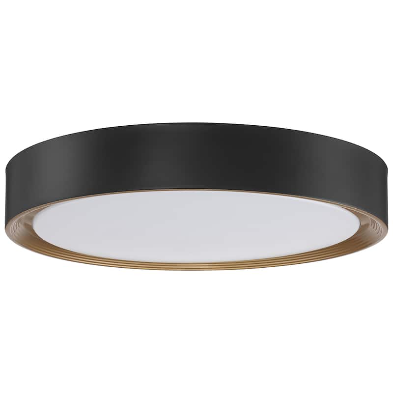 Malaga LED Flush Mount Light - Matte Black