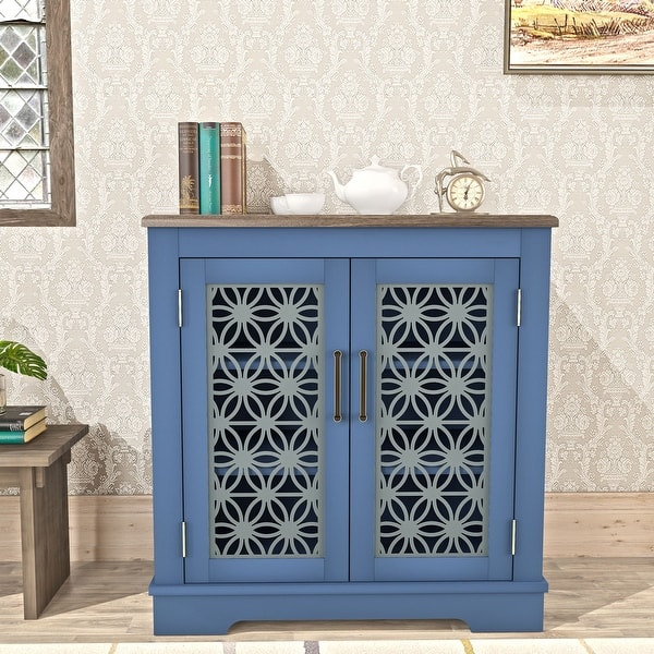 slide 2 of 36, 31 in. 2-Door Accent Storage Buffet Cabinet Sideboard - 31" in Width